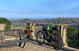 Ciclovia dei Crinali della Valdaso - Tappa 01 - da Marina di Altidona a Montelparo